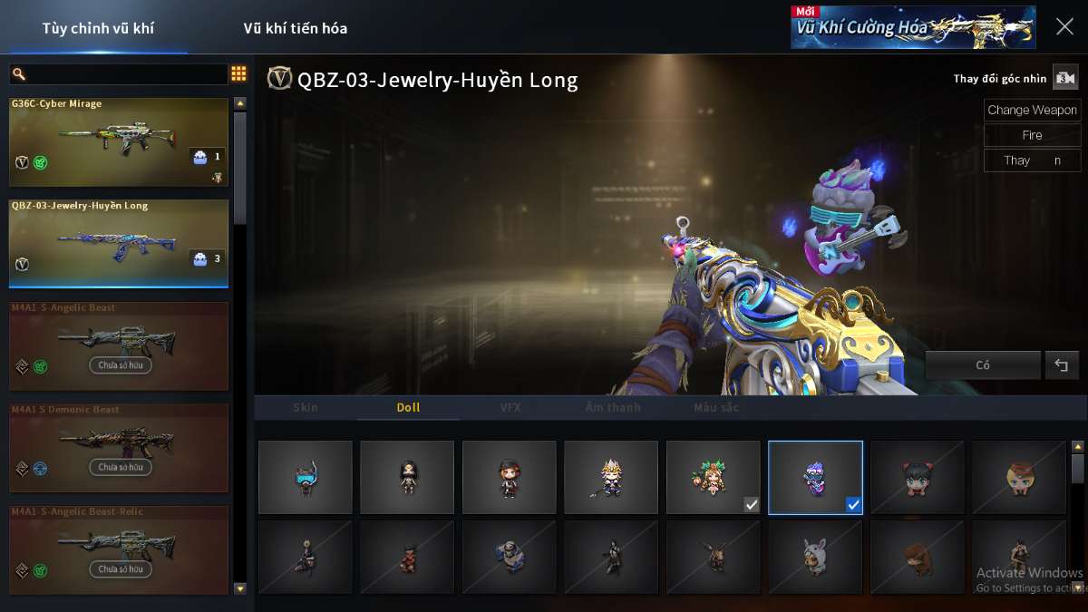 shop acc cf uy tin gia re